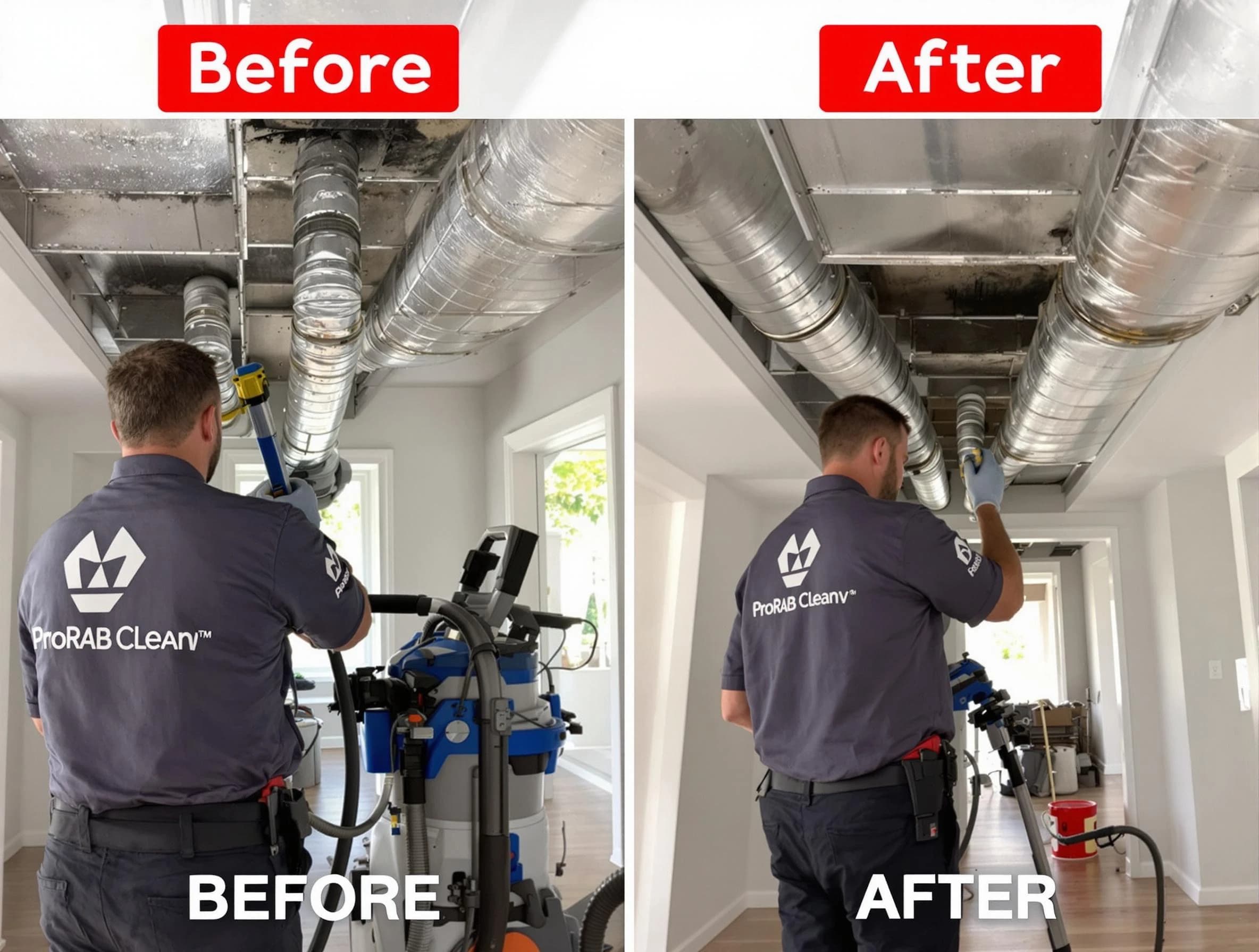 West Point Air Duct Cleaning expert performing thorough residential duct cleaning in a West Point home