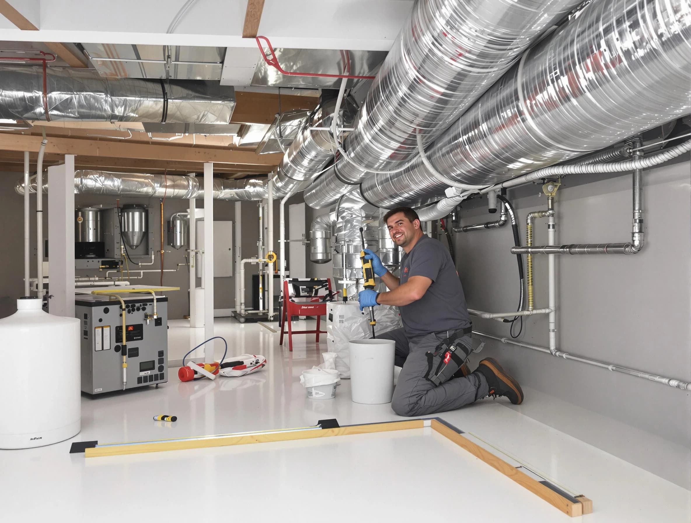 Professional duct sealing service by West Point Air Duct Cleaning in West Point
