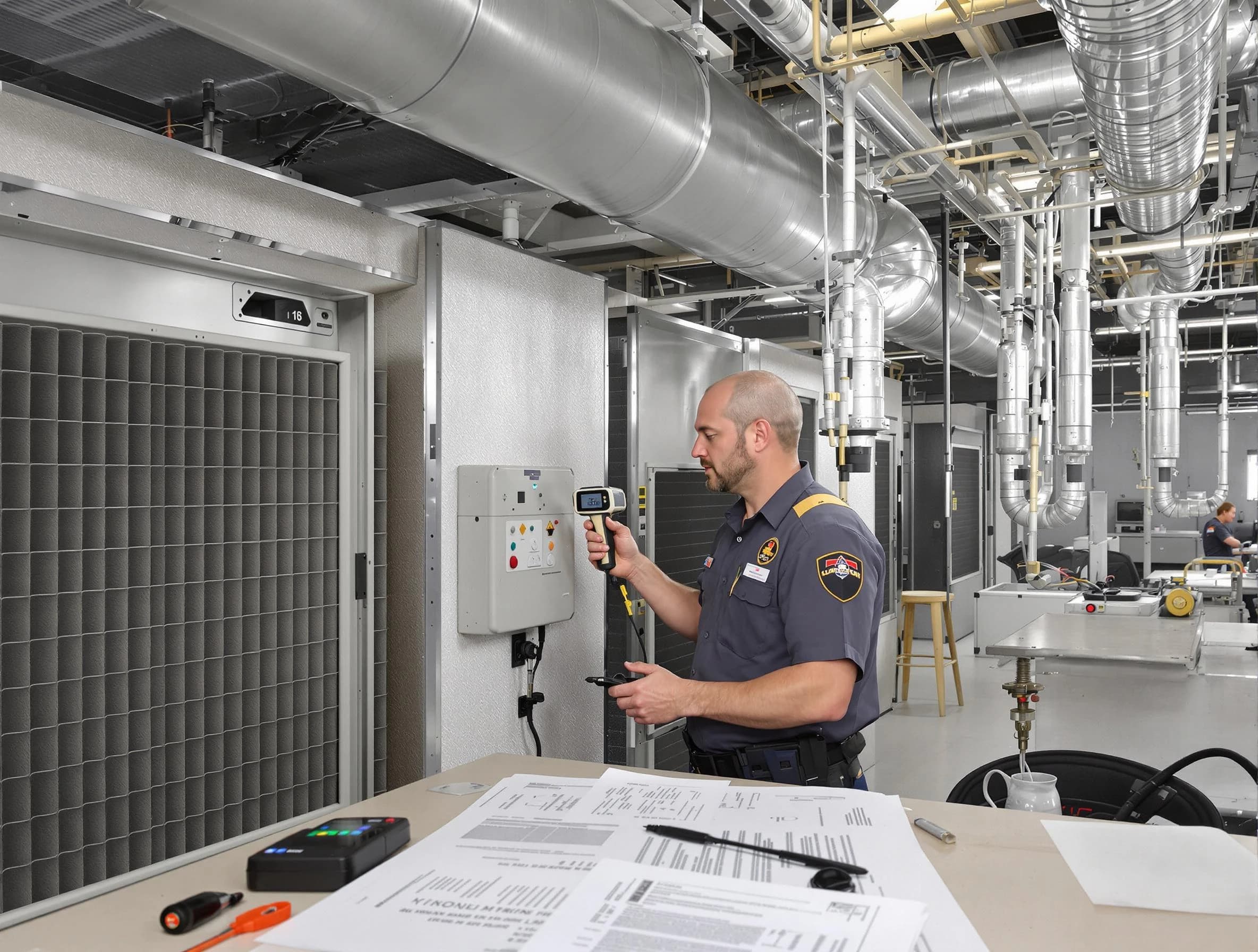 Professional filter system inspection by West Point Air Duct Cleaning in West Point