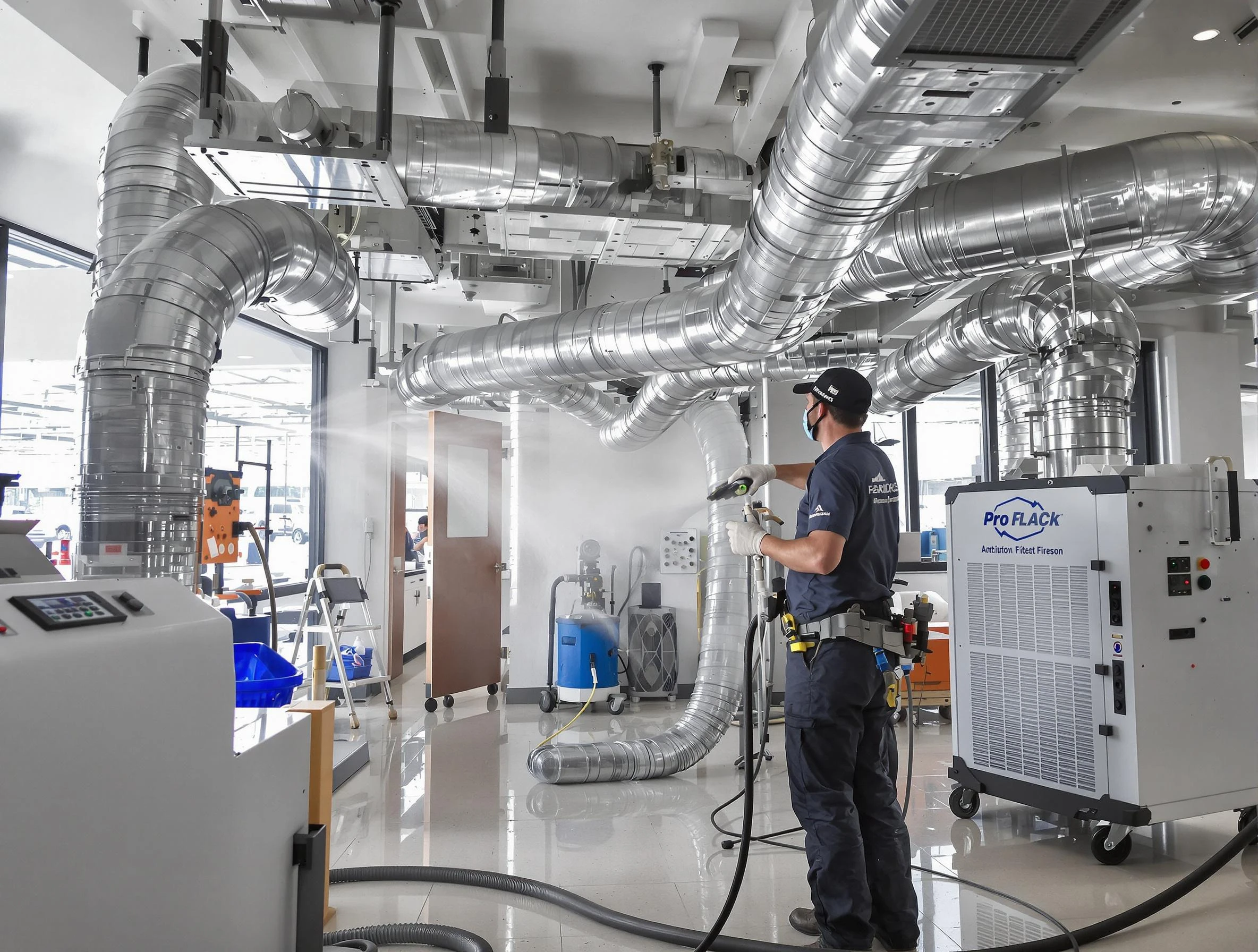 Negative Pressure Air Duct Cleaning in West Point