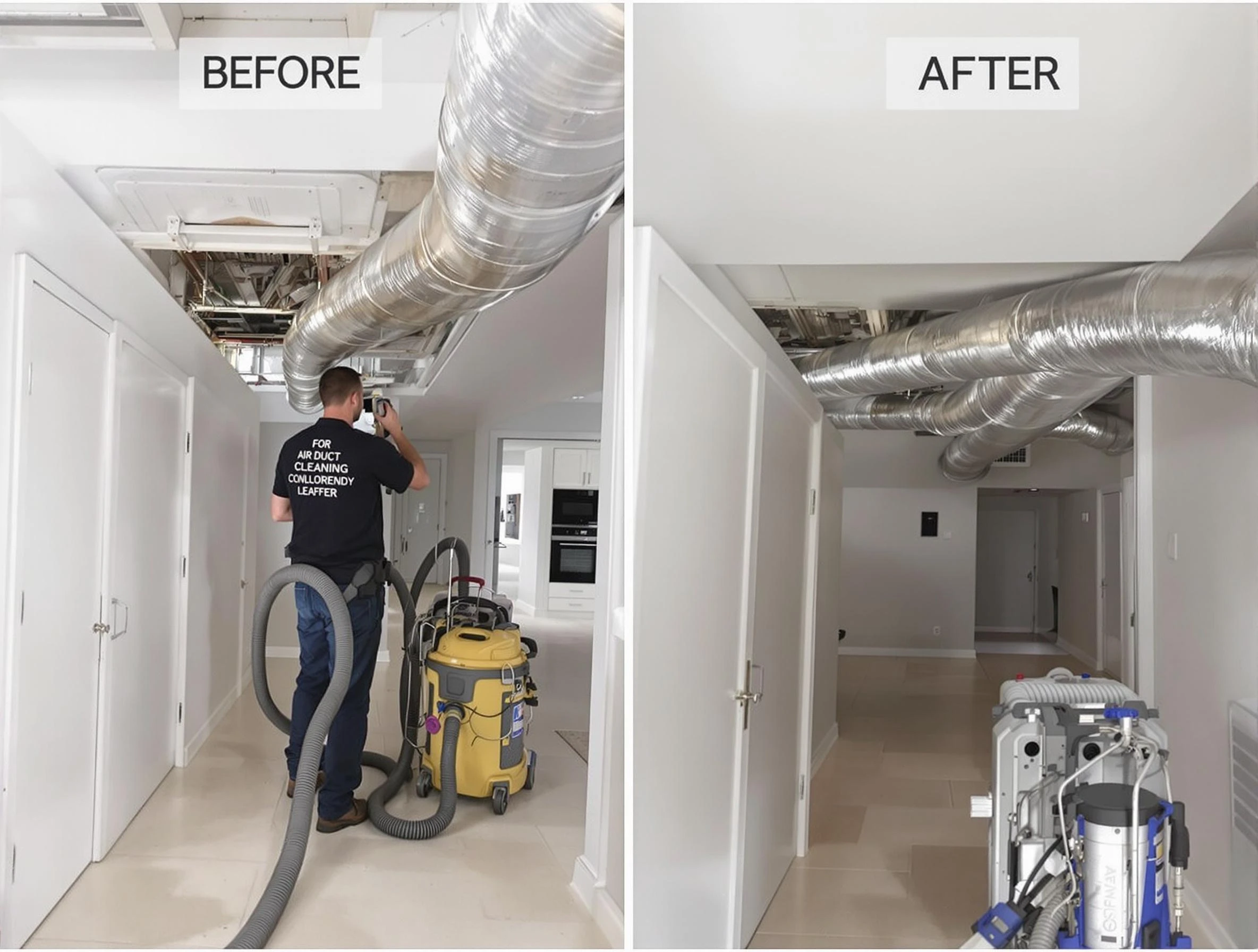 West Point Air Duct Cleaning professional performing thorough air duct cleaning in West Point