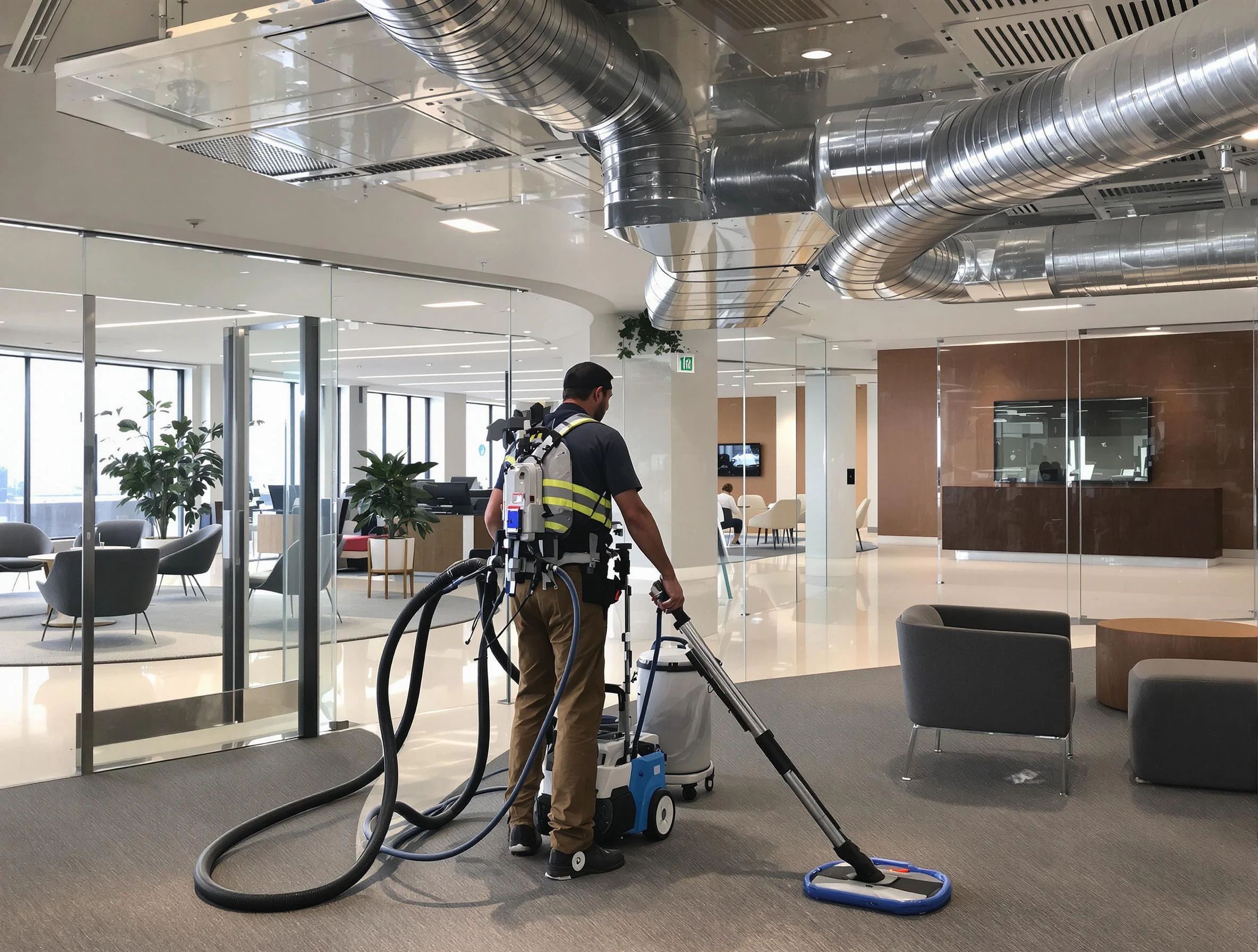 Commercial duct cleaning service by West Point Air Duct Cleaning in West Point