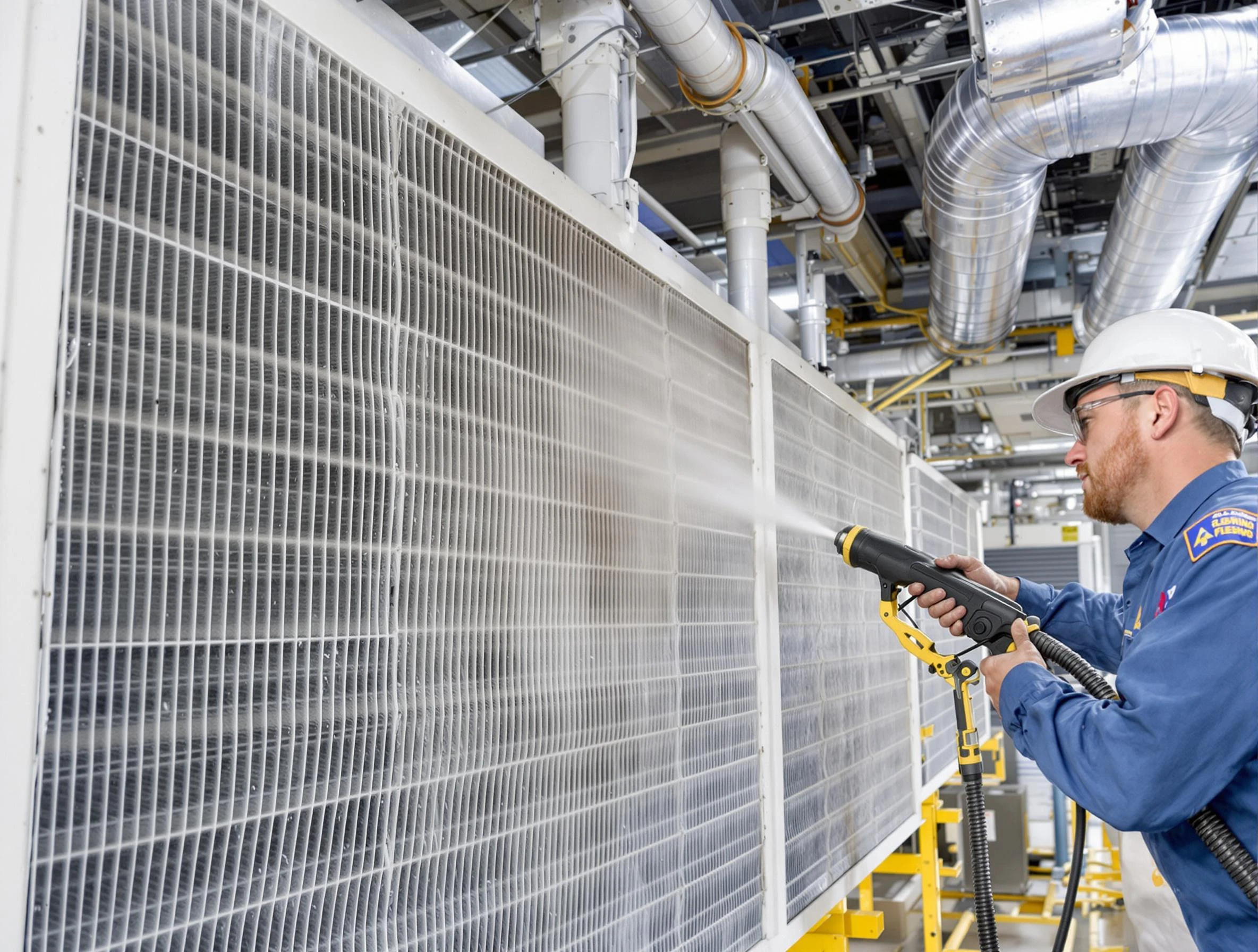 Professional commercial coil cleaning by West Point Air Duct Cleaning in West Point